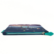 Pouch with a colorful design on a white background