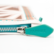 Teal zipper with 'PAPINEE' branding on a white background